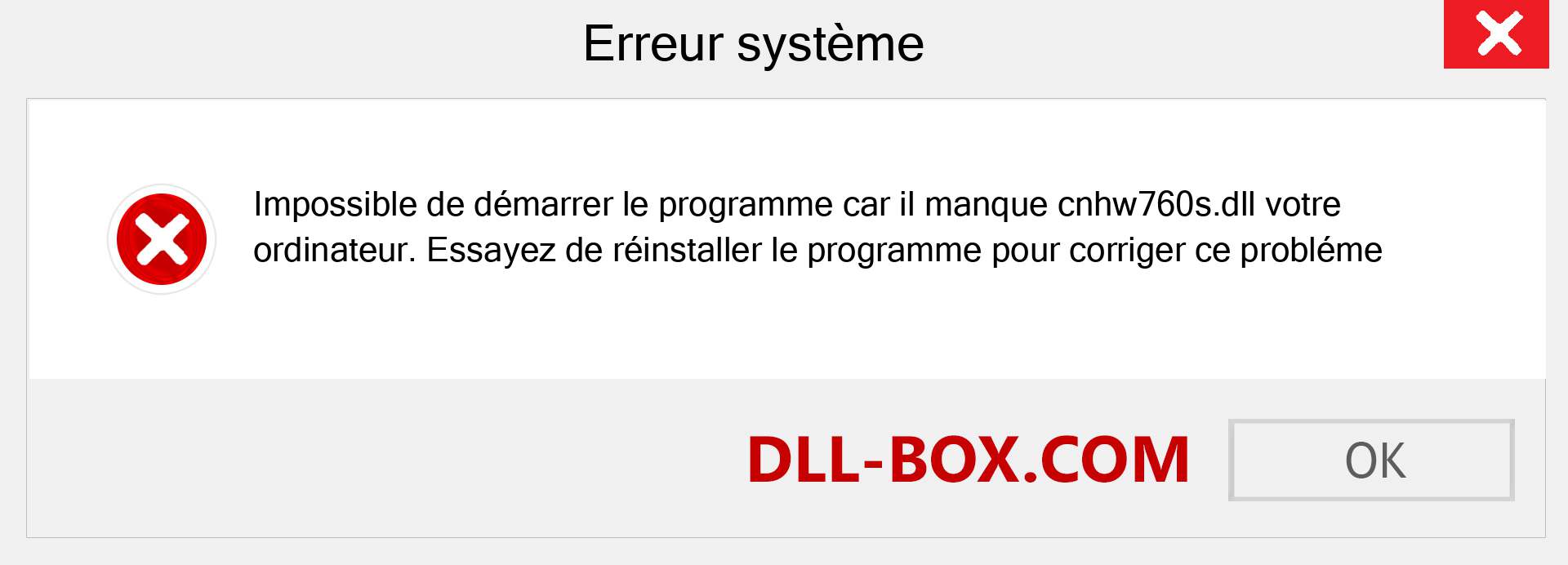 Le fichier cnhw760s.dll est manquant ?. Télécharger pour Windows 7, 8, 10 - Correction de l'erreur manquante cnhw760s dll sur Windows, photos, images